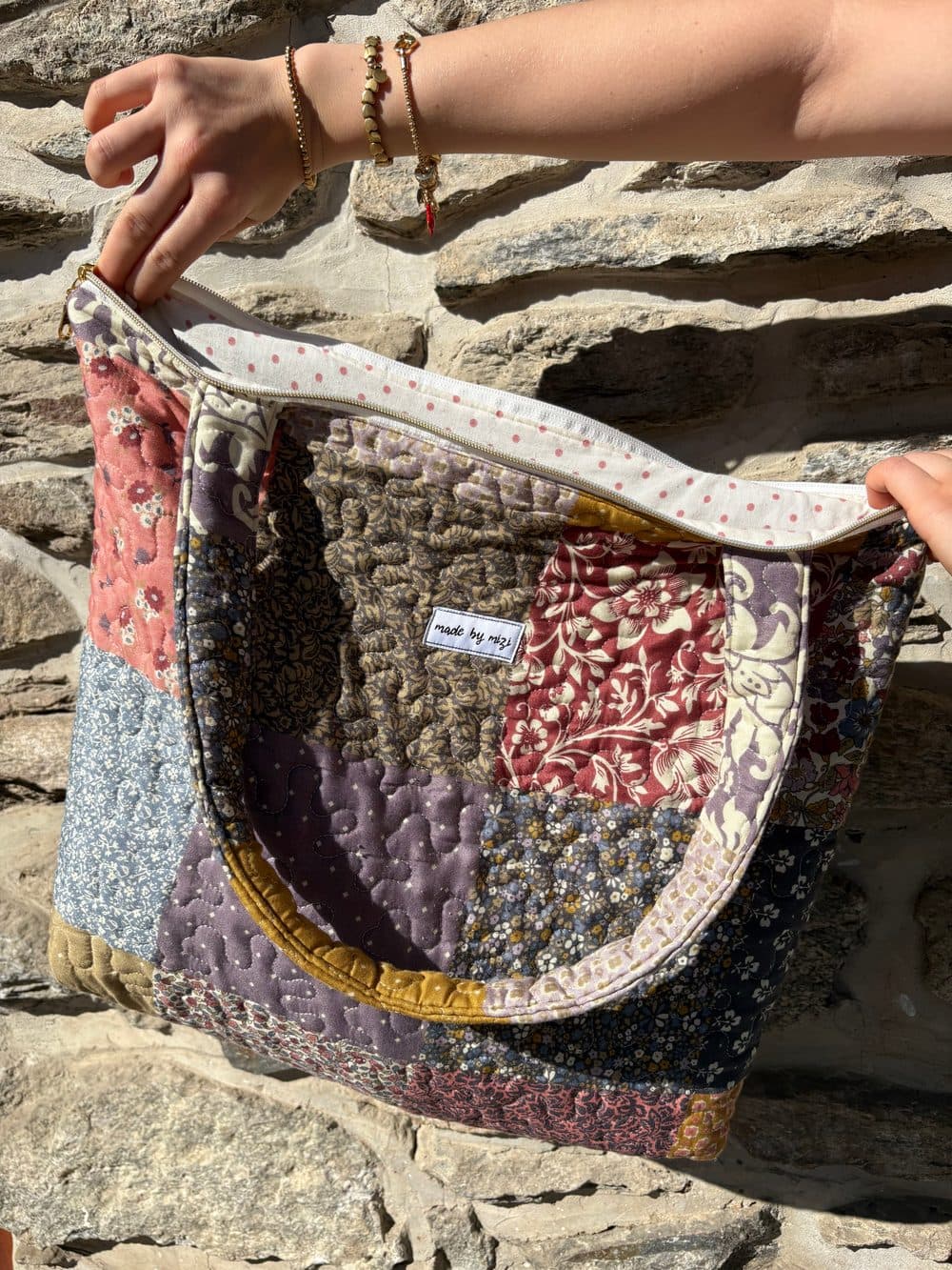 Große Tasche mit Reißverschluss 6